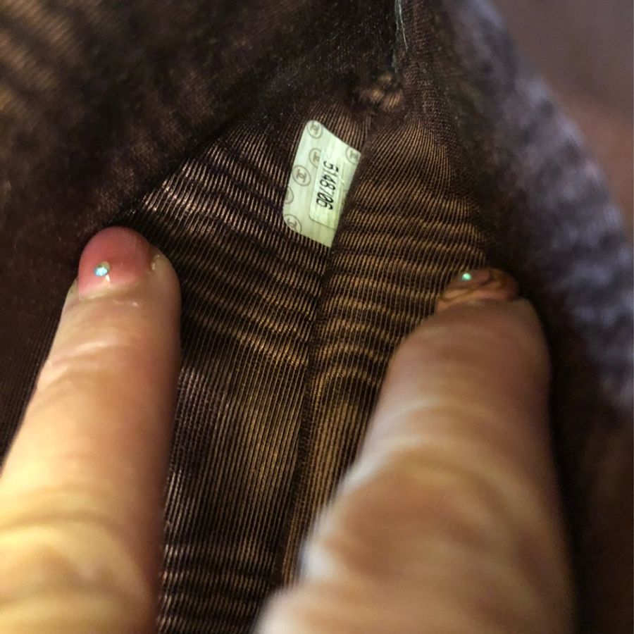 二手正品香奈兒Chanel 荔枝紋皮革WOC三背!Vintage看圖片內文-4