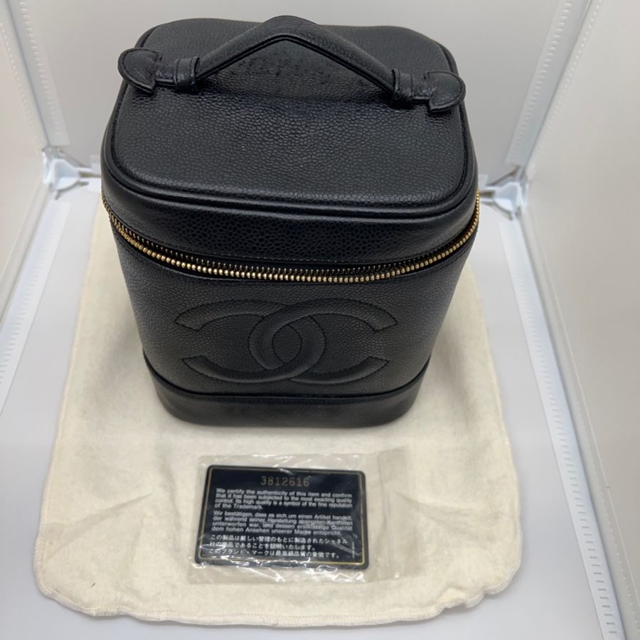 ‼️香奈兒 Chanel CC Vanity Bag 古董老香化妝包‼️-5