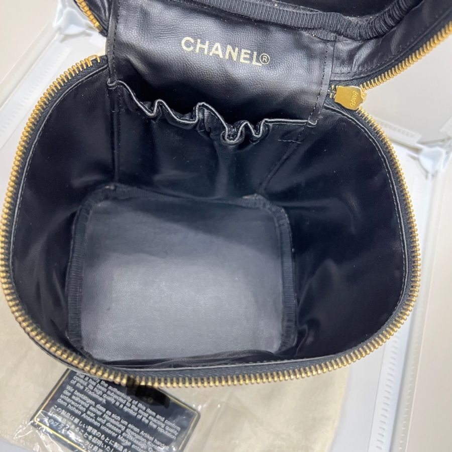 ‼️香奈兒 Chanel CC Vanity Bag 古董老香化妝包‼️-6
