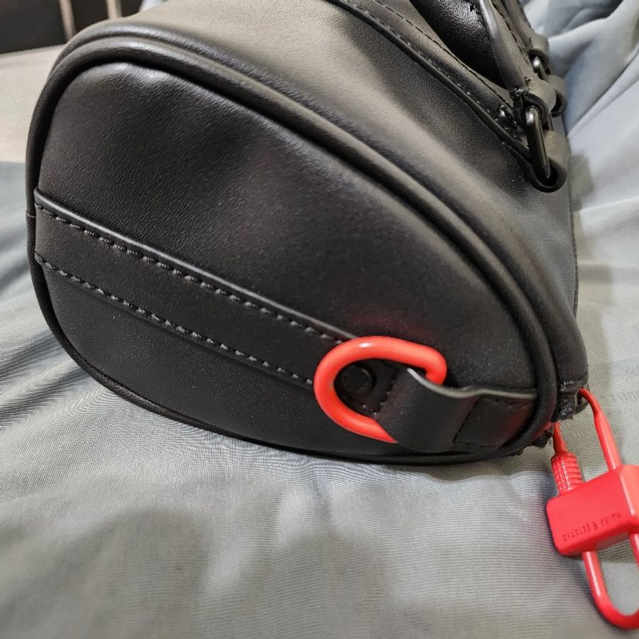 小ck - Charles & Keith 黑色 紅色五金 3 way-18