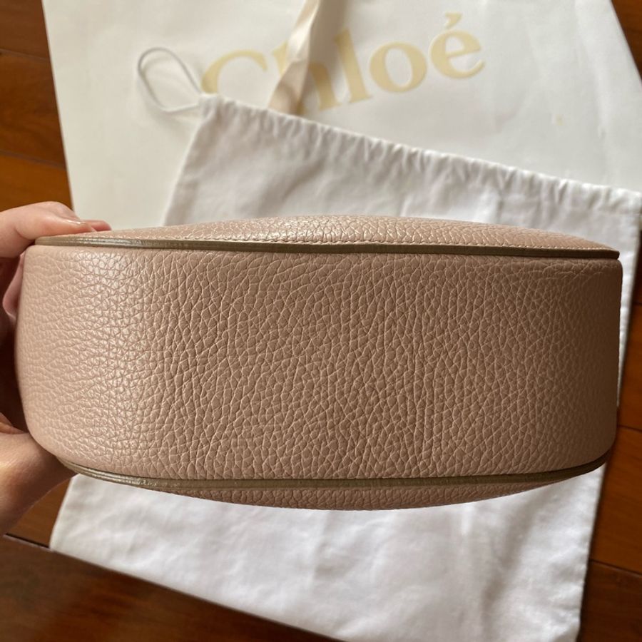 二手 Chloe Drew Bag 小豬包small 粉膚色-2
