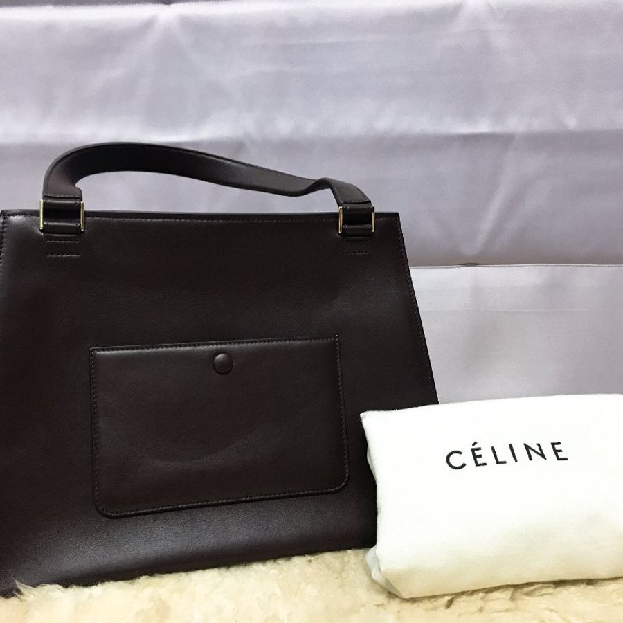 Celine Edge Bag 超美布根地紅-1