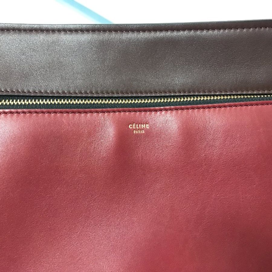 Celine Edge Bag 超美布根地紅-2