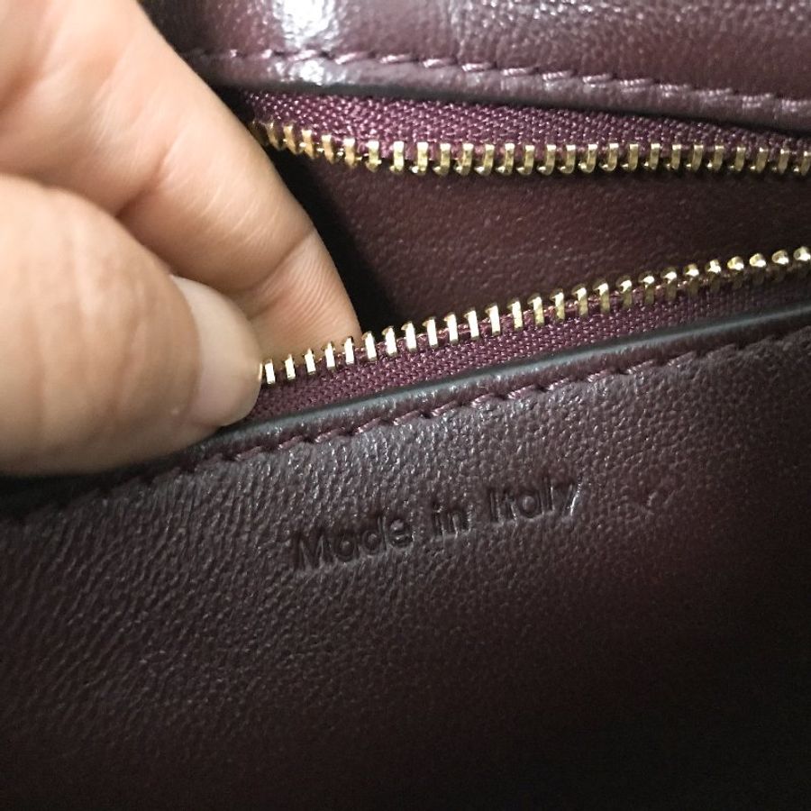 Celine Edge Bag 超美布根地紅-4