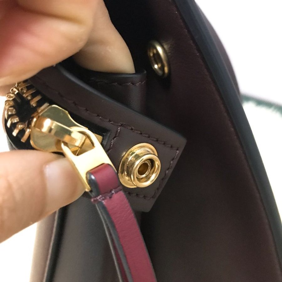 Celine Edge Bag 超美布根地紅-6