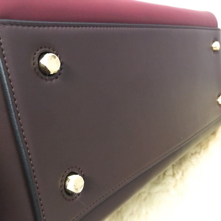 Celine Edge Bag 超美布根地紅-7
