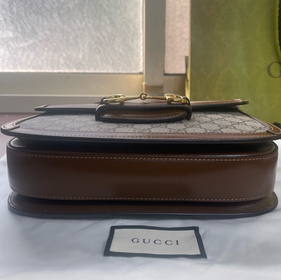 全新Gucci 1955馬鞍包(台灣專櫃購入配件完整齊全含購證明細)-14
