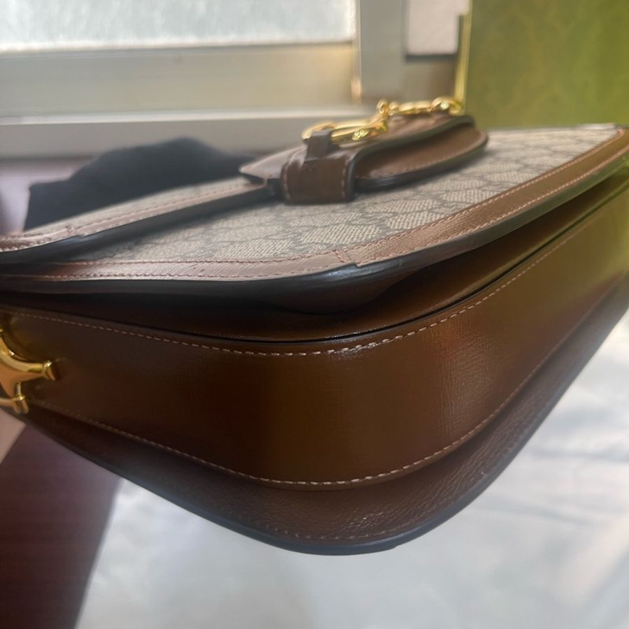 全新Gucci 1955馬鞍包(台灣專櫃購入配件完整齊全含購證明細)-20