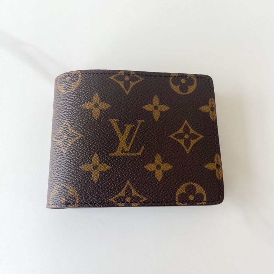 LV🧳 Multiple 老花短夾-0
