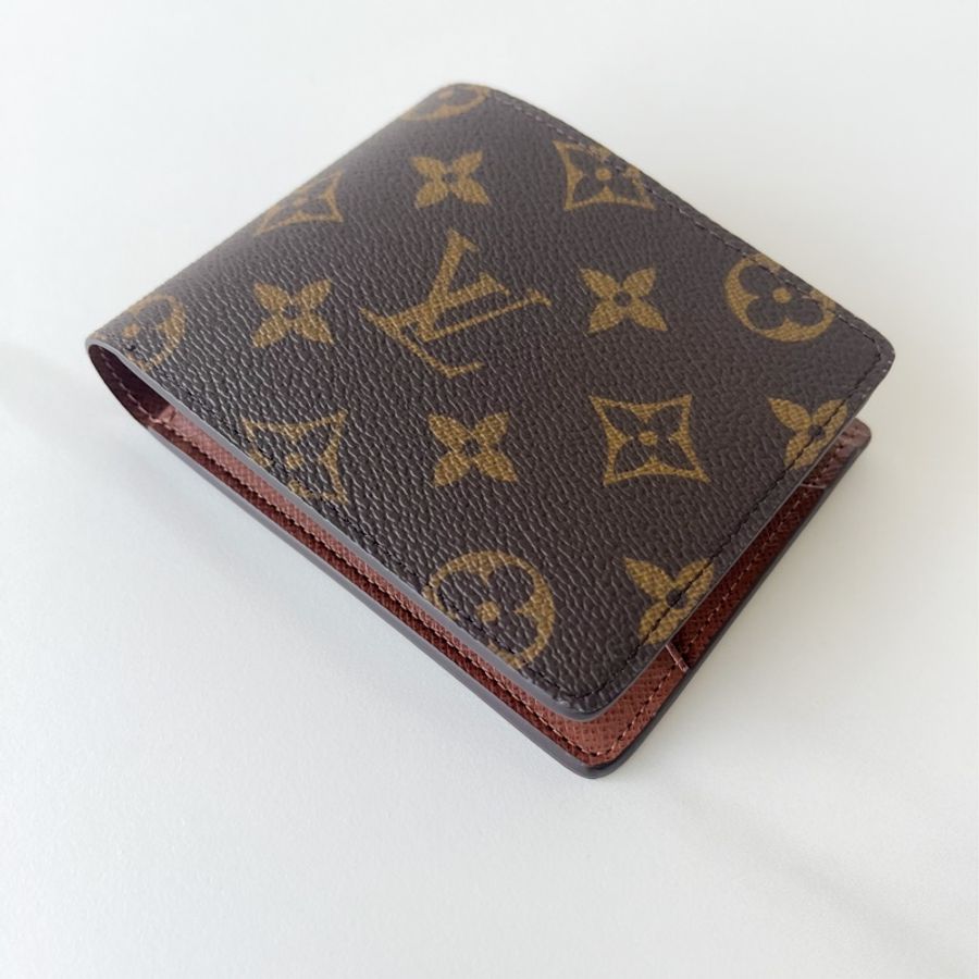LV🧳 Multiple 老花短夾-4