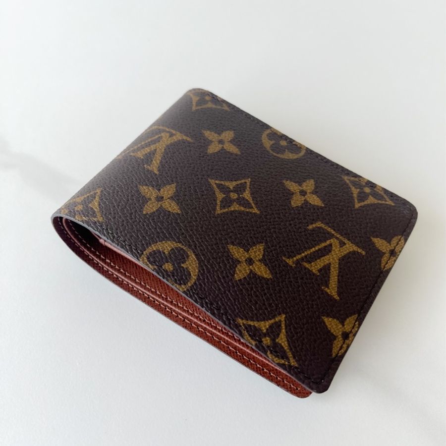 LV🧳 Multiple 老花短夾-8