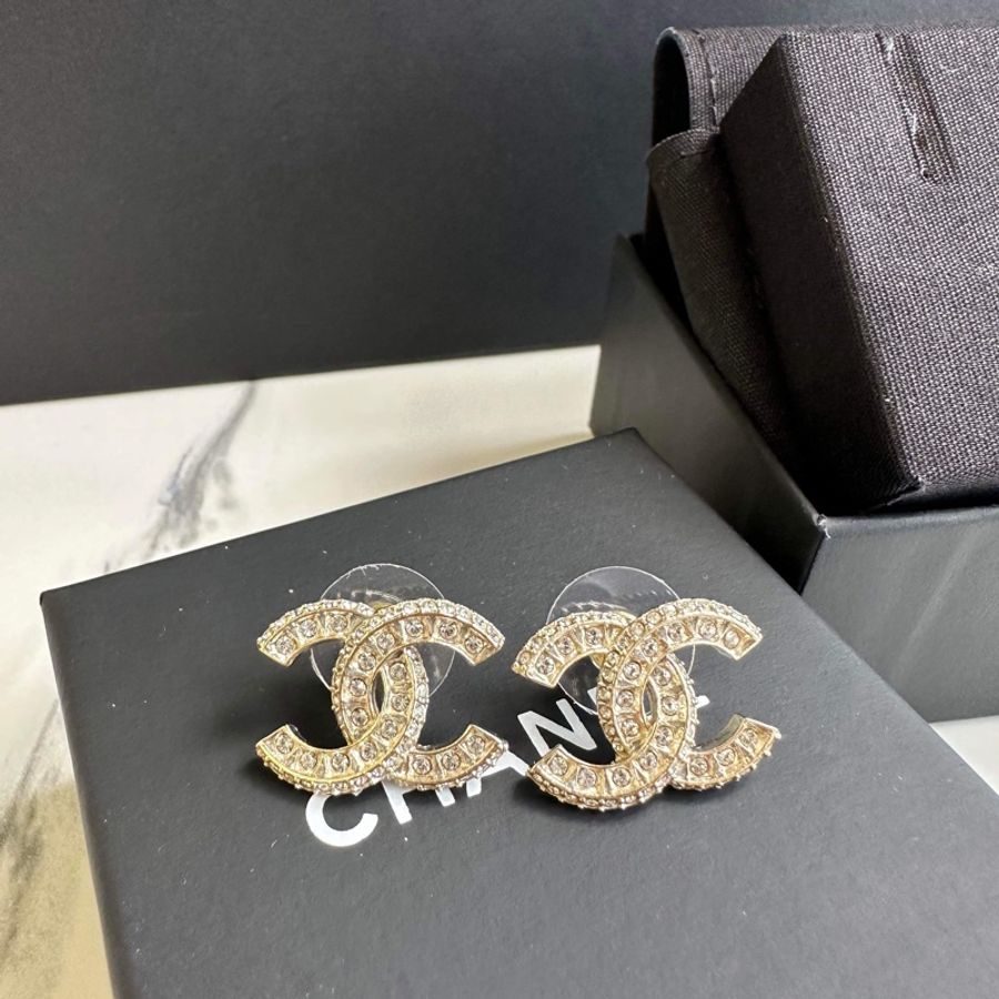 chanel 香奈兒 23新款 立體滿鑽 全新台灣購證 此價格已含刷卡分期手續費 可直接下單❤️-0