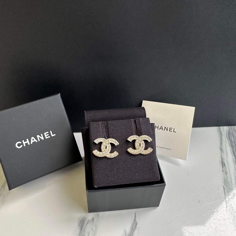 chanel 香奈兒 23新款 立體滿鑽 全新台灣購證 此價格已含刷卡分期手續費 可直接下單❤️-3