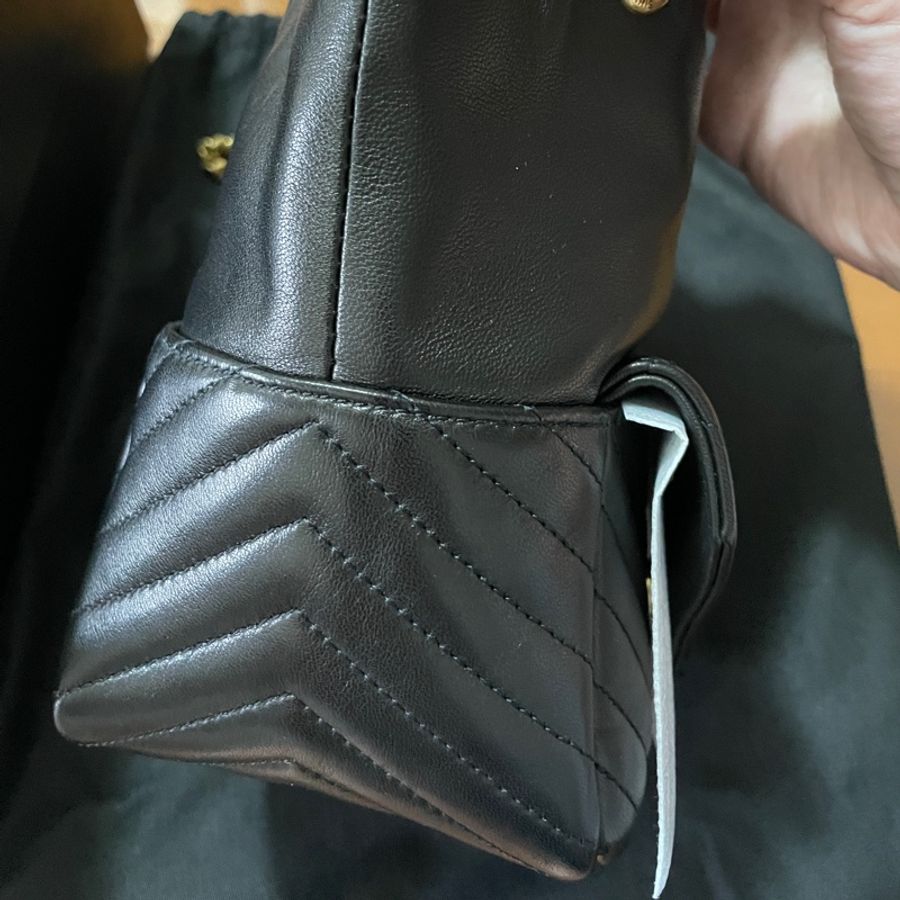 可議Rose款 YSL JOE MINI絎縫小羊皮迷你水桶包-6