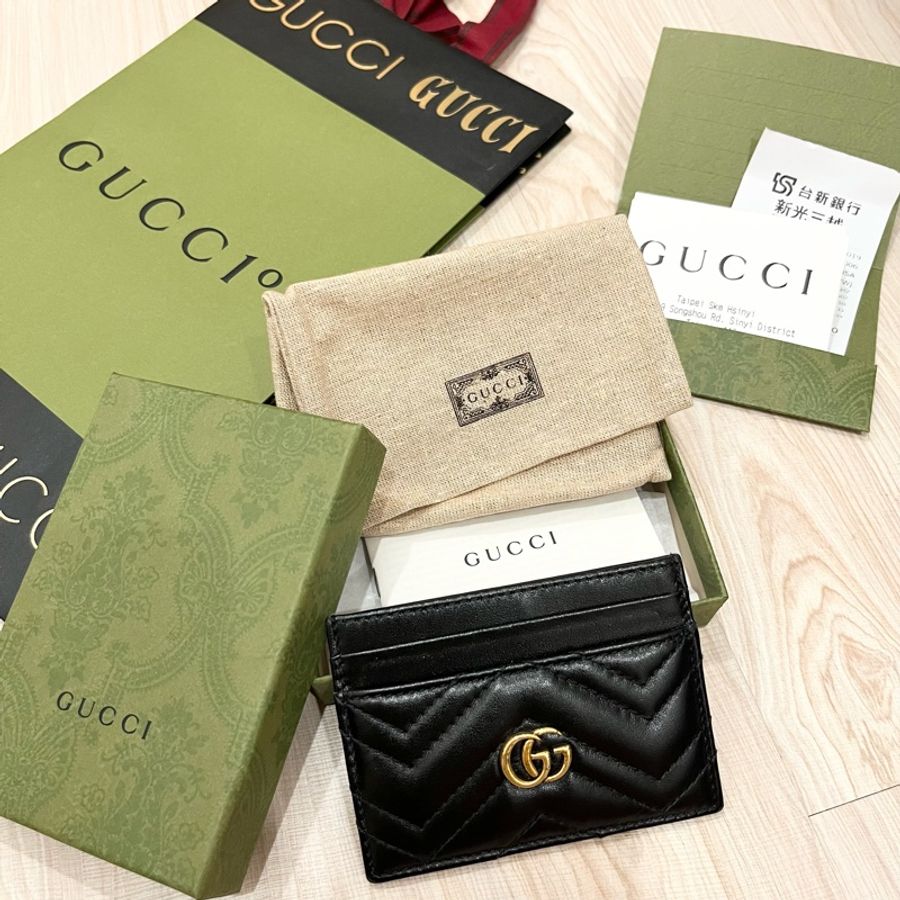Gucci Marmont 卡夾 卡套 卡片套 名片夾 名片套 卡包-19