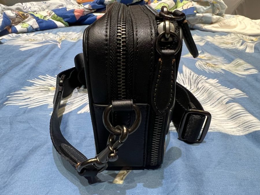 百貨公司專櫃 COACH CHARTER 經典 SIGNATURE 緹花面料斜背手袋(型號:C2610)全新 絕版老花色系-2