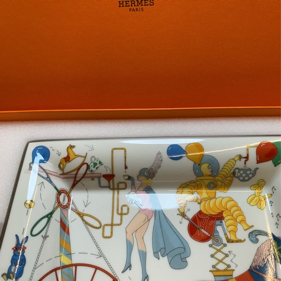 Hermès 陶瓷置物盤Tea for Two《全新品》-1