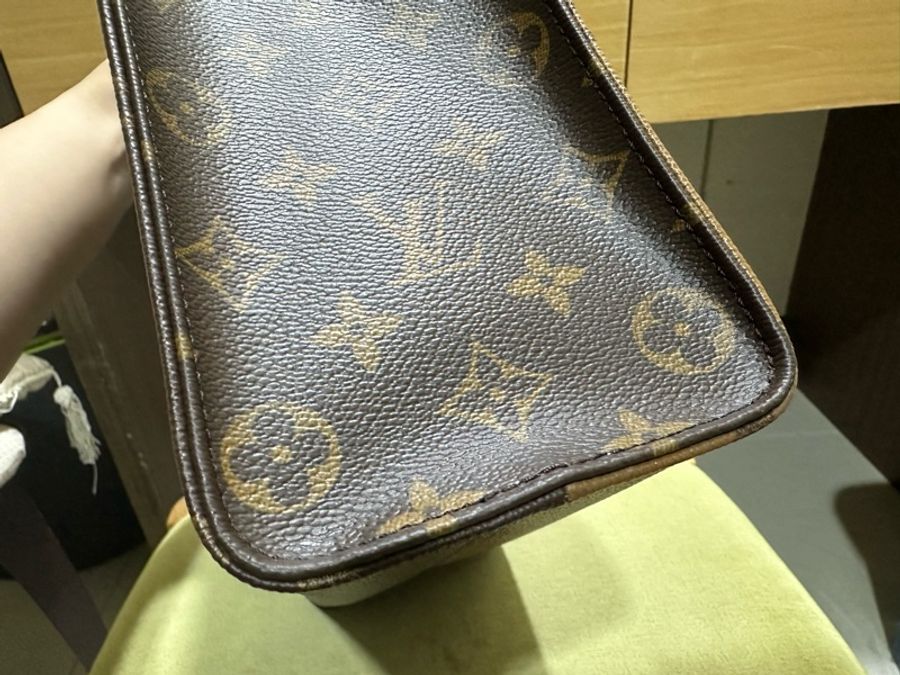 LV OnTheGo PM 經典老花(雙色)小托特包(附寬肩帶+零錢包)-15