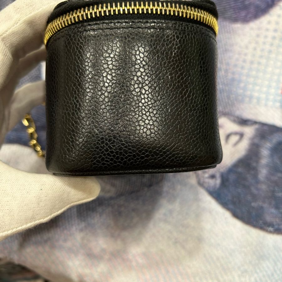 Chanel 化妝包 💕黑金系 可放手機-2