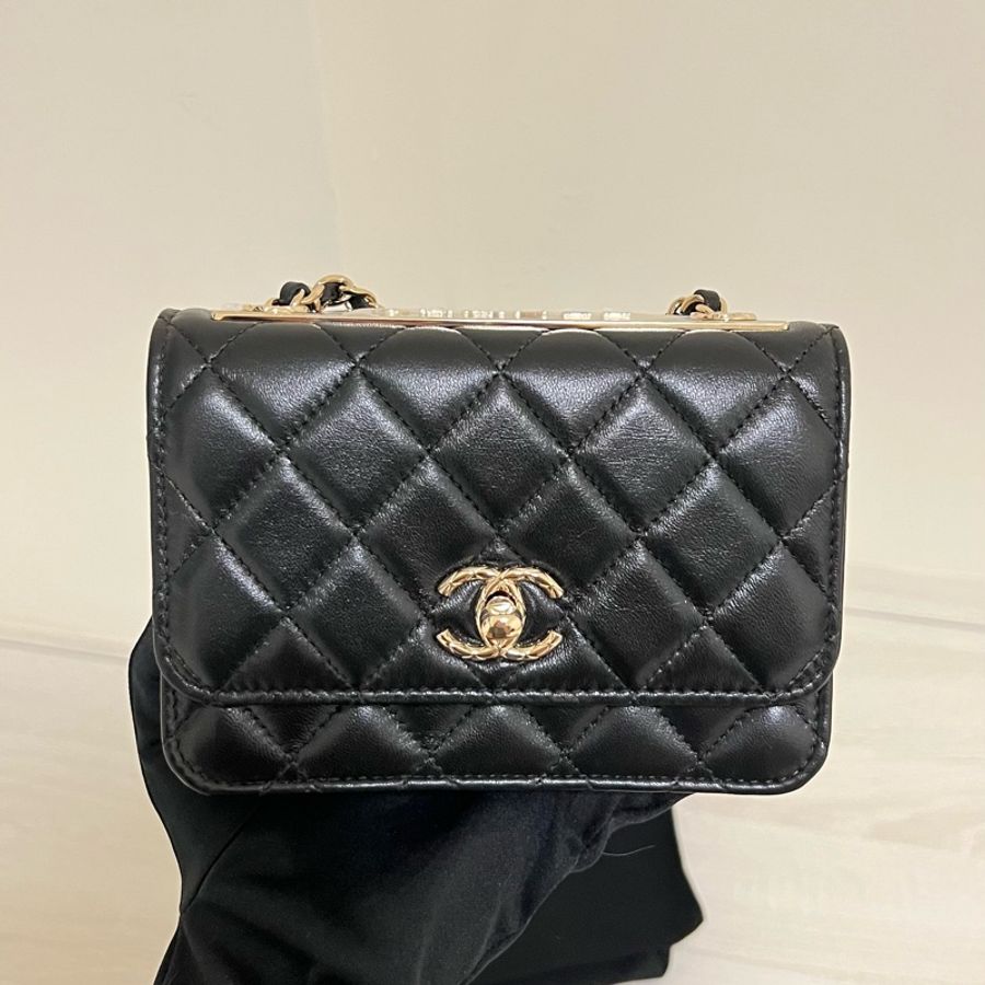［最後大降價］Chanel trendy mini WOC 浮雕Logo-2