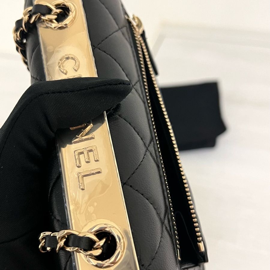 ［最後大降價］Chanel trendy mini WOC 浮雕Logo-6