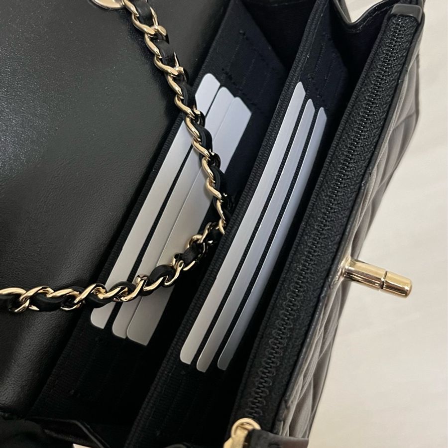 ［最後大降價］Chanel trendy mini WOC 浮雕Logo-7
