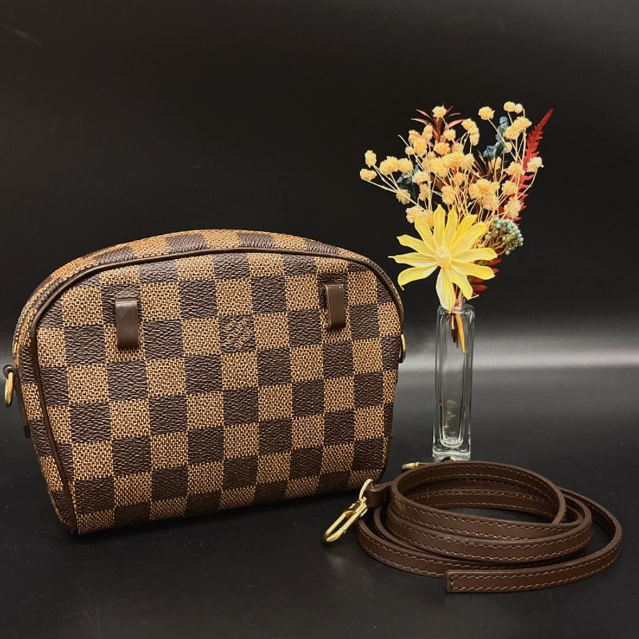 Louis Vuitton LV 棋盤格 小蘋果斜背包/肩背包/腰包-1