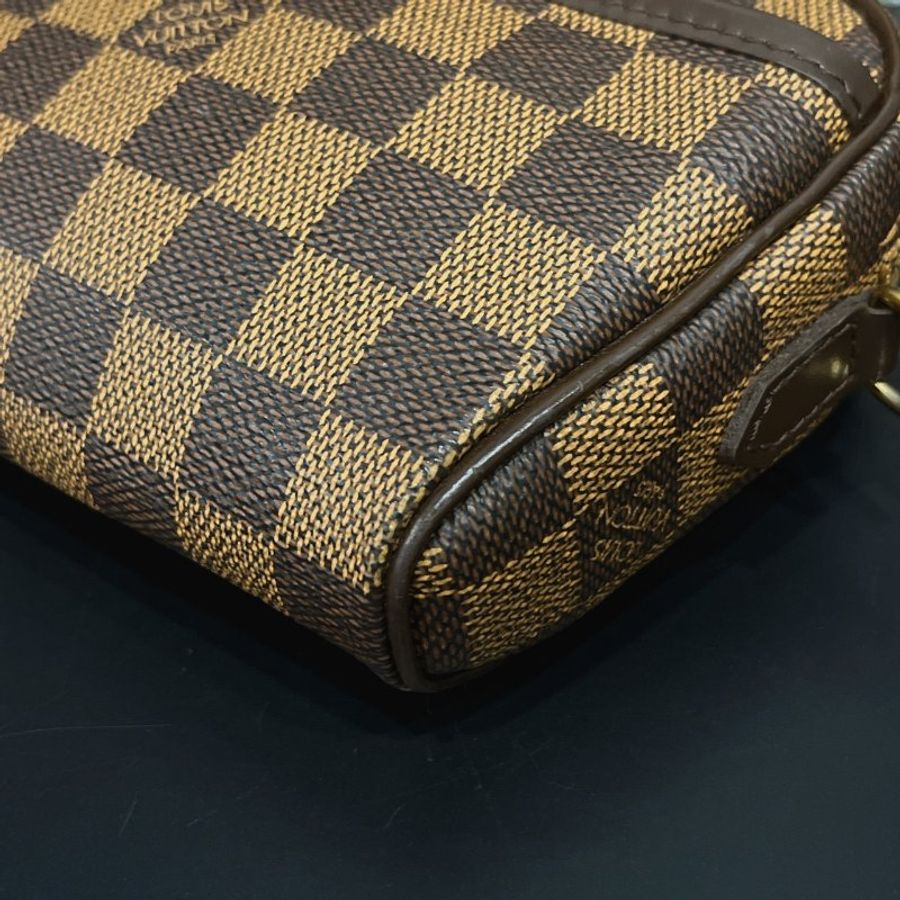 Louis Vuitton LV 棋盤格 小蘋果斜背包/肩背包/腰包-3