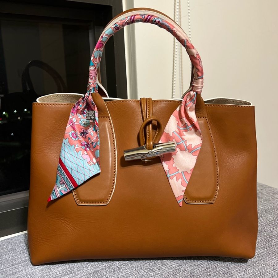 LONGCHAMP 特殊皮革托特包-0