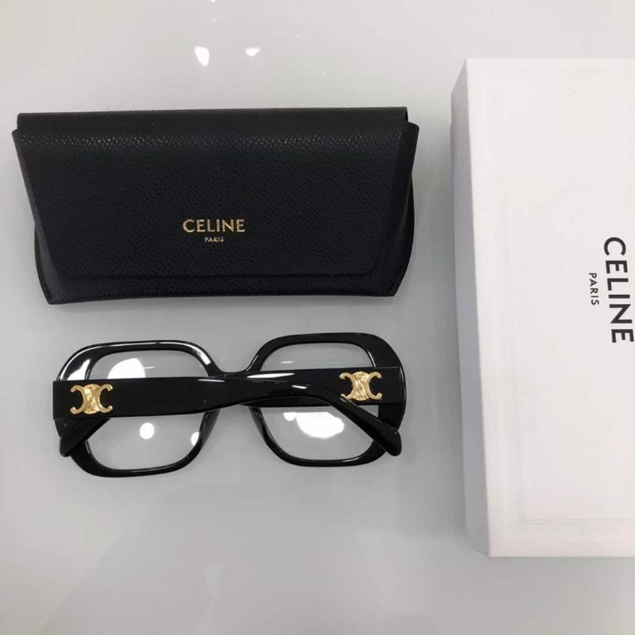 可零卡分期六期0利率 Celine 亞洲版 平光眼鏡 可配度數-1