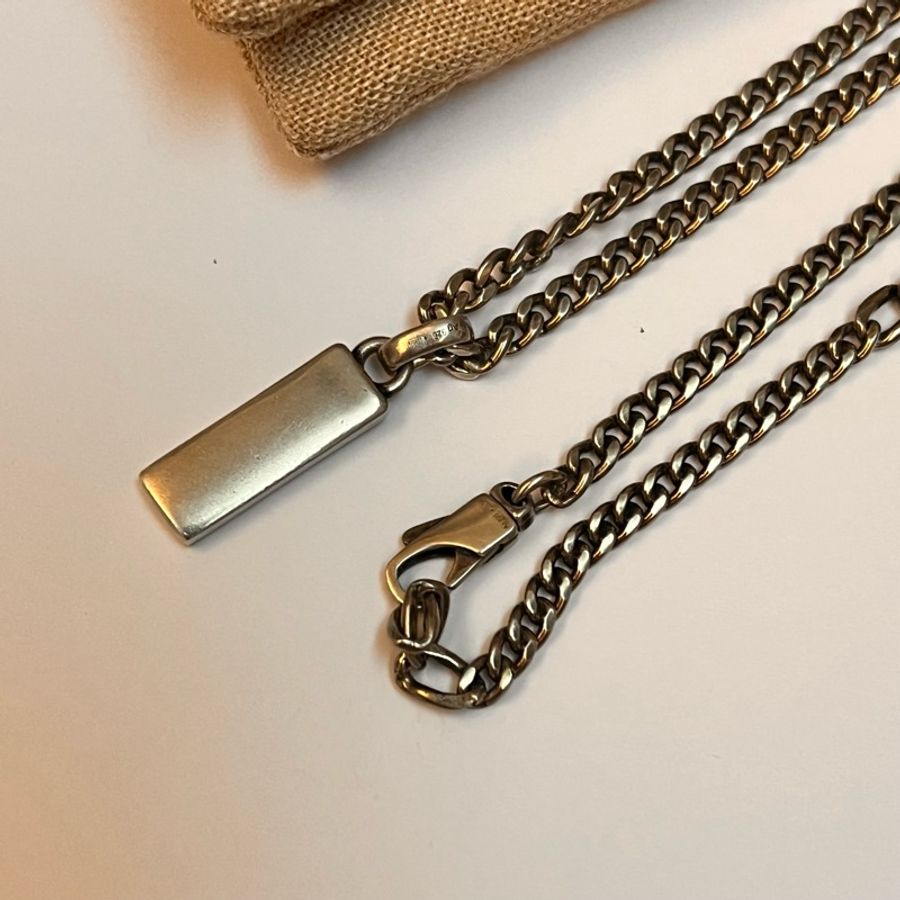 （降價售$7900） Gucci 小軍牌仿舊項鍊-12