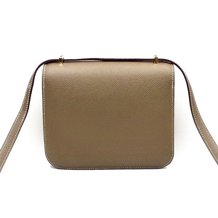 HERMES Mini Constance 19 - 灰金-1