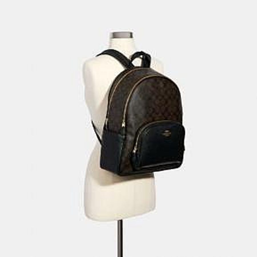 Coach Signature Canvas 6495（黑色）-2