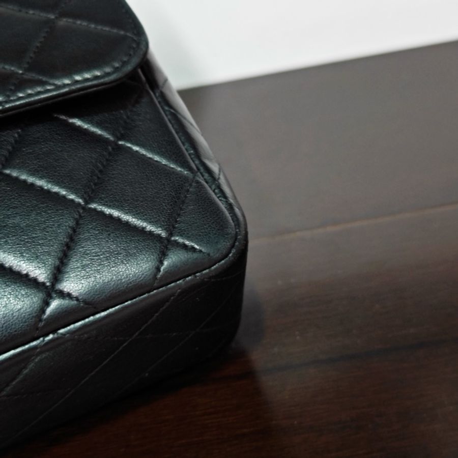 Chanel vintage cf凱莉Kelly包 有標-18