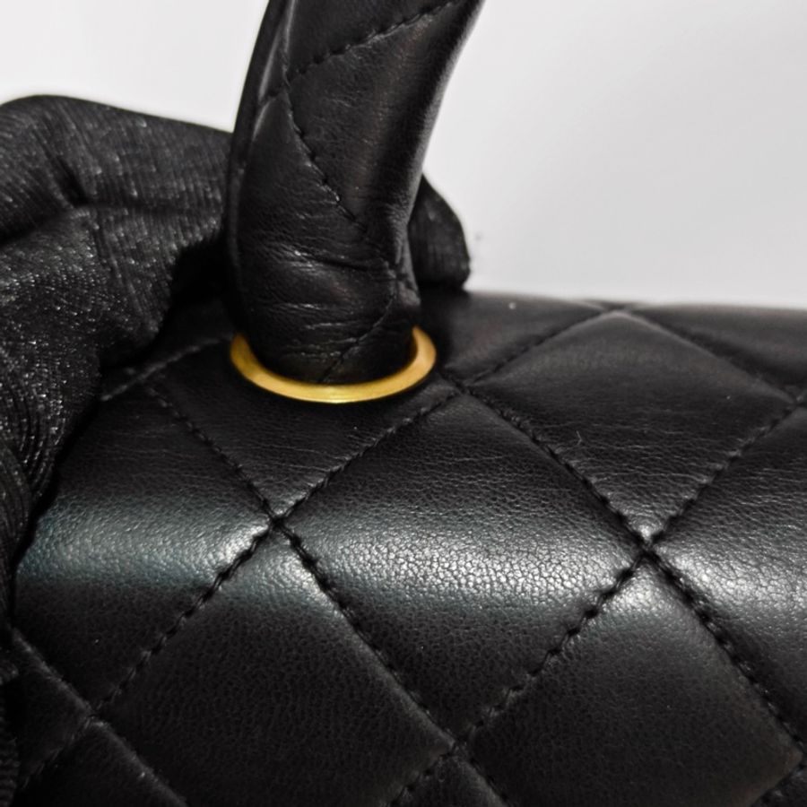 Chanel vintage cf凱莉Kelly包 有標-23