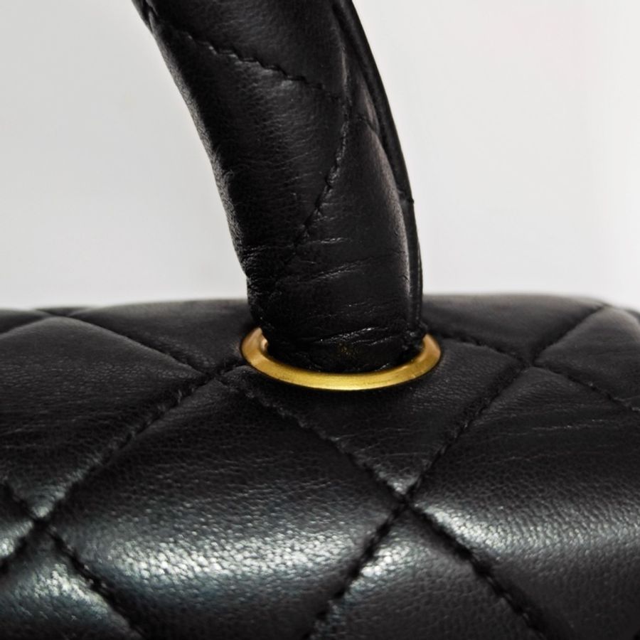 Chanel vintage cf凱莉Kelly包 有標-24