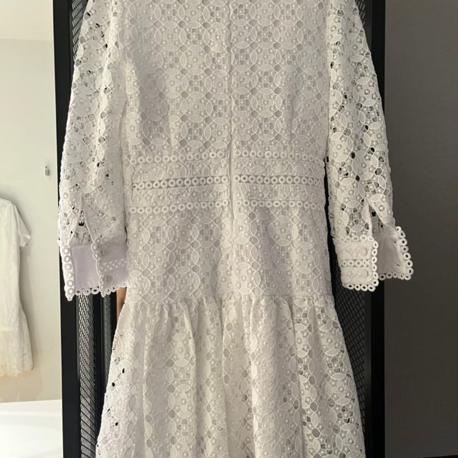MICHAEL KORS 白色蕾絲洋裝-5