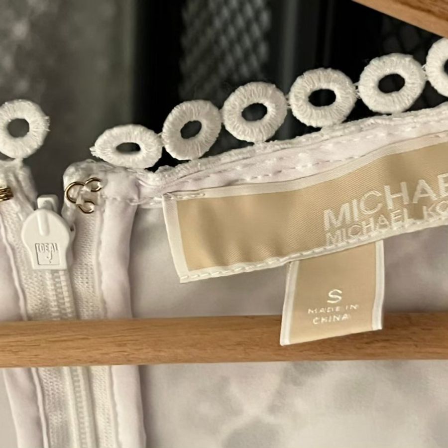 MICHAEL KORS 白色蕾絲洋裝-15