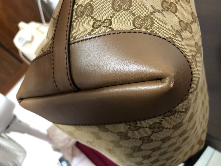 GUCCI 古馳 CRAFT卡其托特 媽媽包 母子包-7