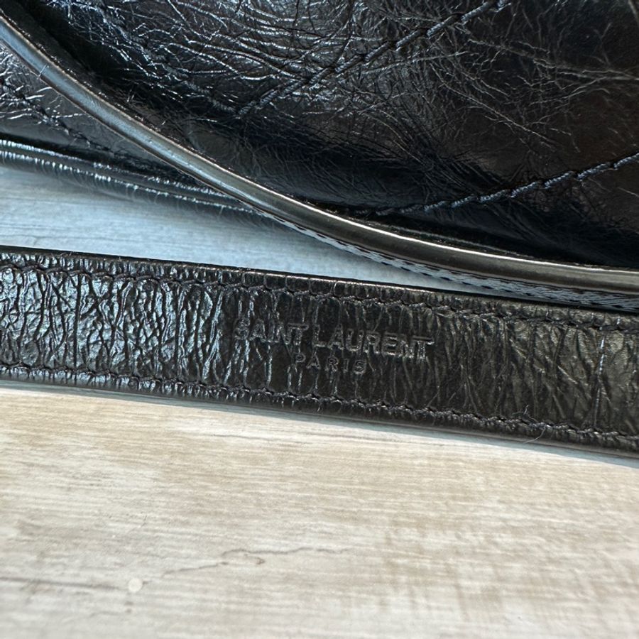 YSL niki medium 中號 黑銀鏈-2