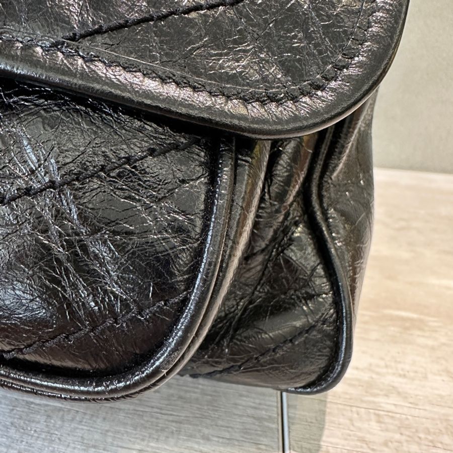 YSL niki medium 中號 黑銀鏈-17