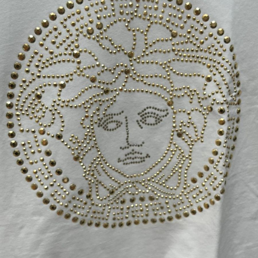 VERSACE 白色女王頭 上衣-4