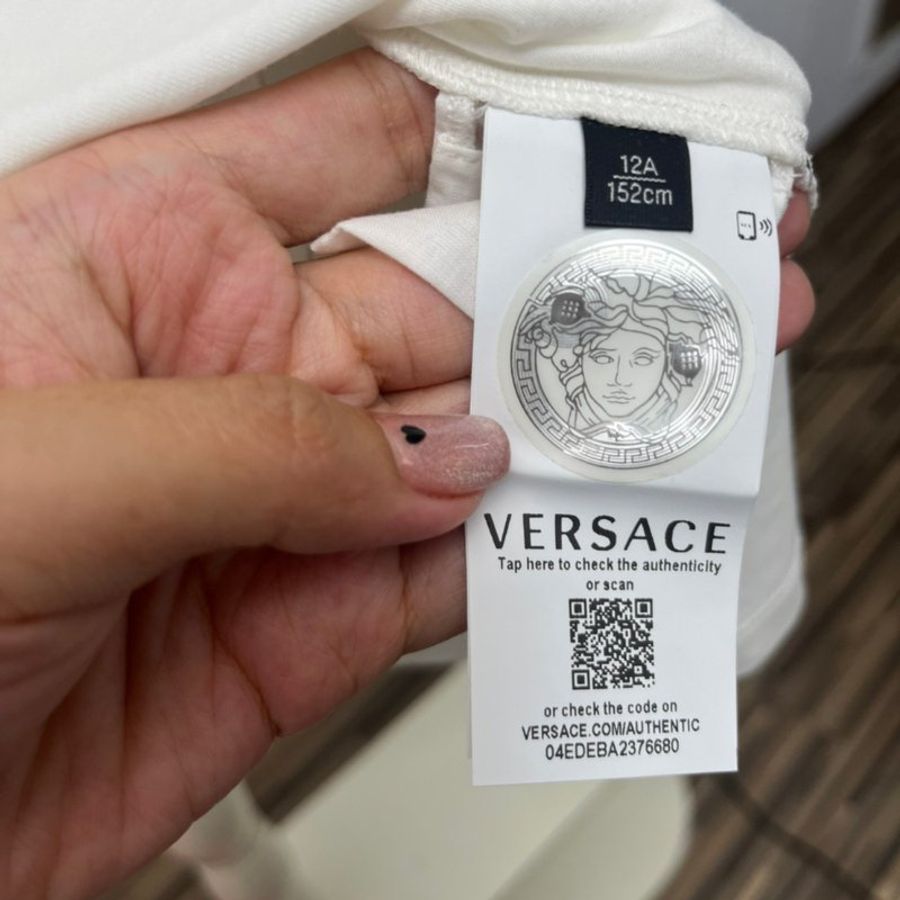 VERSACE 白色女王頭 上衣-15