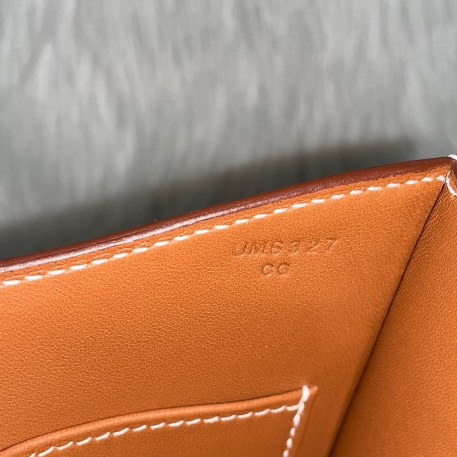 Hermes 37金棕Epsom皮銀釦康康Constance 1-24 U刻-25