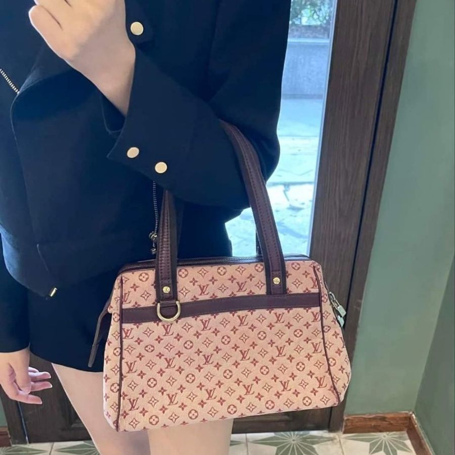 Lv m92314粉紅丹寧醫生包-14