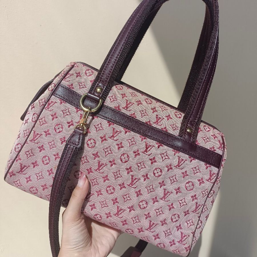 Lv m92314粉紅丹寧醫生包-32