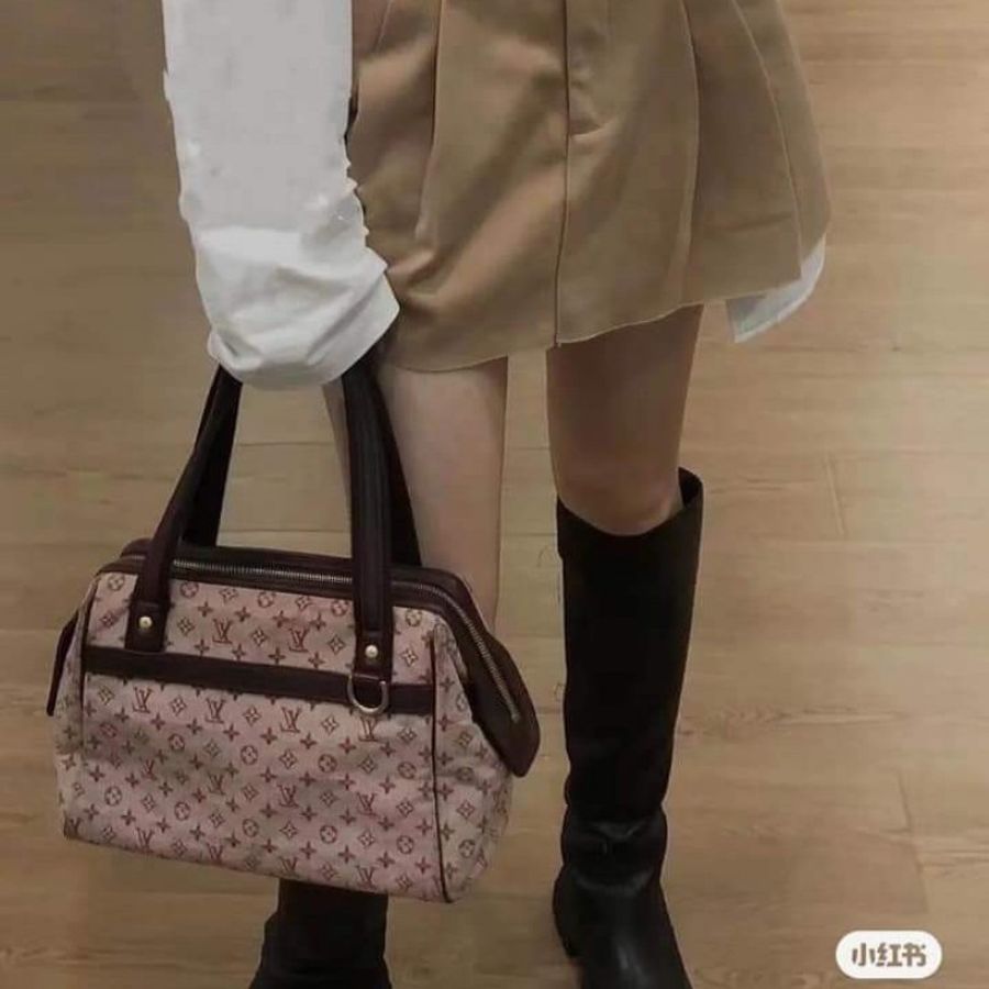 Lv m92314粉紅丹寧醫生包-34