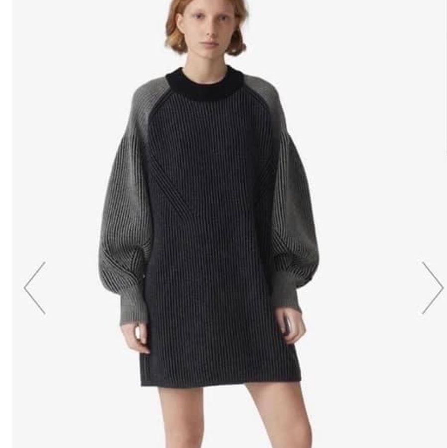 KENZO 厚羊毛長版洋裝S-0