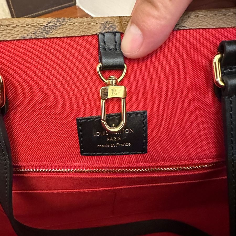 LV 雙色花紋 ON THE GO MM-7