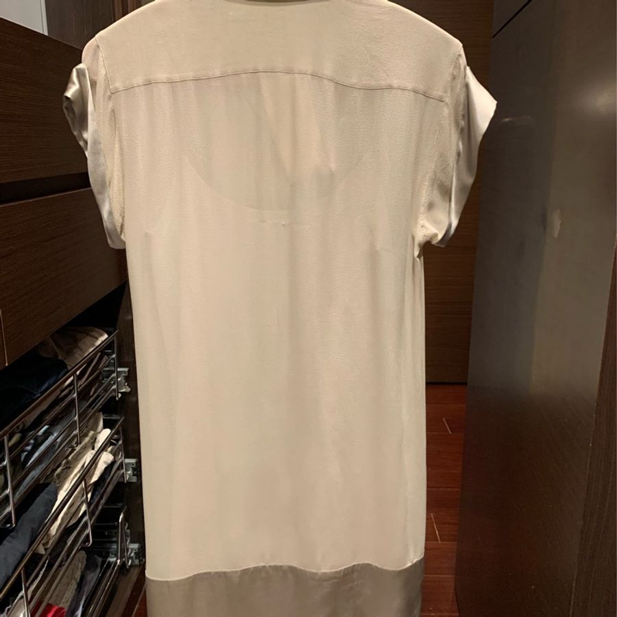 CLUB MONACO 絲質襯衫式洋裝-1